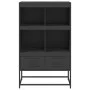 Schwarzer Stahlschrank 68x39x111,5 cm von , Sideboards - Ref: Foro24-846602, Preis: 92,65 €, Rabatt: %