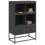 Schwarzer Stahlschrank 68x39x111,5 cm von , Sideboards - Ref: Foro24-846602, Preis: 92,65 €, Rabatt: %