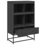 Schwarzer Stahlschrank 68x39x111,5 cm von , Sideboards - Ref: Foro24-846602, Preis: 92,65 €, Rabatt: %