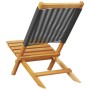 Sillas de jardín reclinables 8 uds madera maciza acacia negro de , Sillas de jardín - Ref: Foro24-3214630, Precio: 424,95 €, ...