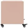 Mesita de noche acero rosa 36x39x43,5 cm de , Mesitas de noche - Ref: Foro24-846628, Precio: 54,60 €, Descuento: %