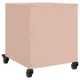 Mesita de noche acero rosa 36x39x43,5 cm de , Mesitas de noche - Ref: Foro24-846628, Precio: 54,60 €, Descuento: %