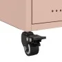 Mesita de noche acero rosa 36x39x43,5 cm de , Mesitas de noche - Ref: Foro24-846628, Precio: 54,60 €, Descuento: %