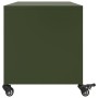 Mueble de TV de acero verde oliva 68x39x43,5 cm de , Muebles TV - Ref: Foro24-846642, Precio: 76,40 €, Descuento: %