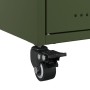 Mueble de TV de acero verde oliva 68x39x43,5 cm de , Muebles TV - Ref: Foro24-846642, Precio: 76,40 €, Descuento: %