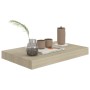 Estantes flotantes de pared 2 uds MDF roble 40x23x3,8 cm de vidaXL, Estantes y estanterías - Ref: Foro24-323869, Precio: 27,9...