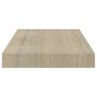 Estantes flotantes de pared 2 uds MDF roble 40x23x3,8 cm de vidaXL, Estantes y estanterías - Ref: Foro24-323869, Precio: 27,9...