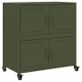 Aparador de acero verde oliva 68x39x72 cm de , Aparadores - Ref: Foro24-846654, Precio: 119,75 €, Descuento: %