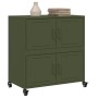 Aparador de acero verde oliva 68x39x72 cm de , Aparadores - Ref: Foro24-846654, Precio: 112,37 €, Descuento: %