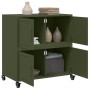 Aparador de acero verde oliva 68x39x72 cm de , Aparadores - Ref: Foro24-846654, Precio: 112,37 €, Descuento: %