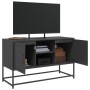 Mueble para TV de acero negro 100,5x39x60,5 cm de , Muebles TV - Ref: Foro24-846512, Precio: 94,21 €, Descuento: %