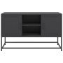 Mueble para TV de acero negro 100,5x39x60,5 cm de , Muebles TV - Ref: Foro24-846512, Precio: 94,21 €, Descuento: %