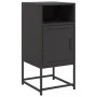 Mesitas de noche 2 unidades acero negra 36x39x78 cm de , Mesitas de noche - Ref: Foro24-846567, Precio: 110,93 €, Descuento: %