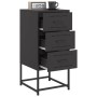 Mesita de noche acero negra 36x39x78 cm de , Mesitas de noche - Ref: Foro24-846578, Precio: 86,12 €, Descuento: %