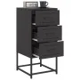 Mesita de noche acero negra 36x39x78 cm de , Mesitas de noche - Ref: Foro24-846578, Precio: 84,99 €, Descuento: %