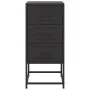 Mesita de noche acero negra 36x39x78 cm de , Mesitas de noche - Ref: Foro24-846578, Precio: 84,99 €, Descuento: %
