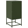 Mesita de noche acero verde oliva 36x39x78 cm de , Mesitas de noche - Ref: Foro24-846586, Precio: 89,49 €, Descuento: %