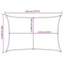Toldo de vela rectangular HDPE arena 160 g/m² 2,5x3,5 m de , Sombrillas - Ref: Foro24-4002035, Precio: 27,14 €, Descuento: %