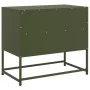 Mueble para TV de acero verde oliva 68x39x60,5 cm de , Muebles TV - Ref: Foro24-846552, Precio: 67,97 €, Descuento: %