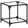 Mesa de centro superficie vidrio transparente acero 40x40x40 cm de , Mesas de centro - Ref: Foro24-845958, Precio: 29,71 €, D...