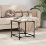 Mesa de centro superficie vidrio transparente acero 40x40x40 cm de , Mesas de centro - Ref: Foro24-845958, Precio: 29,71 €, D...