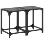 Mesas de centro 2 uds vidrio transparente y acero 30x30x40 cm de , Mesas de centro - Ref: Foro24-845953, Precio: 39,33 €, Des...