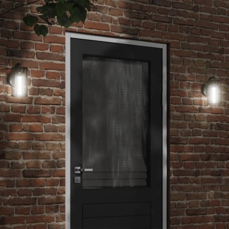 Apliques de exterior 2 unidades acero inoxidable negro de , Iluminación de exterior - Ref: Foro24-4006259, Precio: 59,31 €, D...