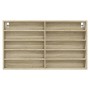 Vitrina de madera de ingeniería roble Sonoma 100x15x58 cm de , Estantes y estanterías - Ref: Foro24-847928, Precio: 57,35 €, ...