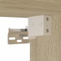 Vitrina de madera de ingeniería roble Sonoma 100x15x58 cm de , Estantes y estanterías - Ref: Foro24-847928, Precio: 57,35 €, ...