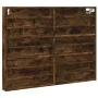 Vitrina de madera de ingeniería roble ahumado 100x8,5x75 cm de , Estantes y estanterías - Ref: Foro24-847937, Precio: 53,81 €...