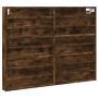 Vitrina de madera de ingeniería roble ahumado 100x8,5x75 cm de , Estantes y estanterías - Ref: Foro24-847937, Precio: 54,40 €...
