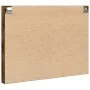 Vitrina de madera de ingeniería roble ahumado 100x8,5x75 cm de , Estantes y estanterías - Ref: Foro24-847937, Precio: 53,81 €...