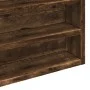Vitrina de madera de ingeniería roble ahumado 100x8,5x75 cm de , Estantes y estanterías - Ref: Foro24-847937, Precio: 53,81 €...