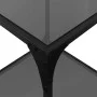 Mesa de centro superficie vidrio negra y acero 40x40x40 cm de , Mesas de centro - Ref: Foro24-845964, Precio: 34,39 €, Descue...