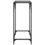 Mesa consola con superficie de vidrio negro acero 60x35x81 cm de , Mesas consola - Ref: Foro24-846017, Precio: 39,51 €, Descu...