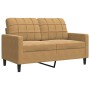 Sofá de 2 plazas terciopelo marrón 120 cm de , Sofás - Ref: Foro24-4007621, Precio: 236,43 €, Descuento: %