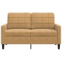 Sofá de 2 plazas terciopelo marrón 120 cm de , Sofás - Ref: Foro24-4007621, Precio: 236,43 €, Descuento: %