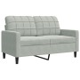 Sofá de 2 plazas de terciopelo gris claro 120 cm de , Sofás - Ref: Foro24-4007614, Precio: 183,16 €, Descuento: %
