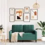 Zweiplätziges Samtsofa in dunkelgrün, 120 cm. von , Sofas - Ref: Foro24-4007616, Preis: 234,23 €, Rabatt: %