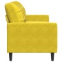Sofá de 3 plazas terciopelo amarillo 180 cm de , Sofás - Ref: Foro24-4007640, Precio: 309,92 €, Descuento: %