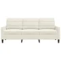 Sofá de 3 plazas terciopelo color crema 180 cm de , Sofás - Ref: Foro24-4007642, Precio: 306,98 €, Descuento: %
