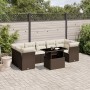 Set sofás de jardín 8 piezas y cojines ratán sintético marrón de , Conjuntos de jardín - Ref: Foro24-3266403, Precio: 592,34 ...