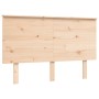 Estructura de cama de matrimonio con cabecero madera maciza de vidaXL, Camas y somieres - Ref: Foro24-3195191, Precio: 127,88...