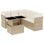 Juego de sofás jardín con cojines 6 pzas ratán sintético beige de , Conjuntos de jardín - Ref: Foro24-3266578, Precio: 447,36...