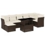 Set sofás de jardín 8 piezas y cojines ratán sintético marrón de , Conjuntos de jardín - Ref: Foro24-3266753, Precio: 547,16 ...