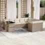 Juego de sofás jardín con cojines beige 10 pzas ratán sintético de , Conjuntos de jardín - Ref: Foro24-3266848, Precio: 693,8...
