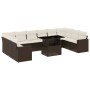 Set de sofás de jardín 11 pzas cojines ratán sintético marrón de , Conjuntos de jardín - Ref: Foro24-3267523, Precio: 770,44 ...
