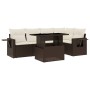 Set sofás de jardín 6 piezas y cojines ratán sintético marrón de , Conjuntos de jardín - Ref: Foro24-3267893, Precio: 440,45 ...