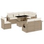Set de sofás de jardín 9 pzas con cojines ratán sintético beige de , Conjuntos de jardín - Ref: Foro24-3268038, Precio: 662,7...