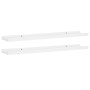 Repisa para marcos de fotos 2 uds MDF blanco 80x9x3 cm de vidaXL, Estantes y estanterías - Ref: Foro24-323930, Precio: 23,79 ...